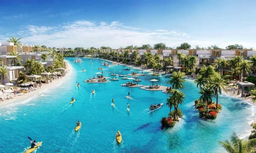 World-class amenities at DAMAC Islands including private beaches, luxury pools, and marina